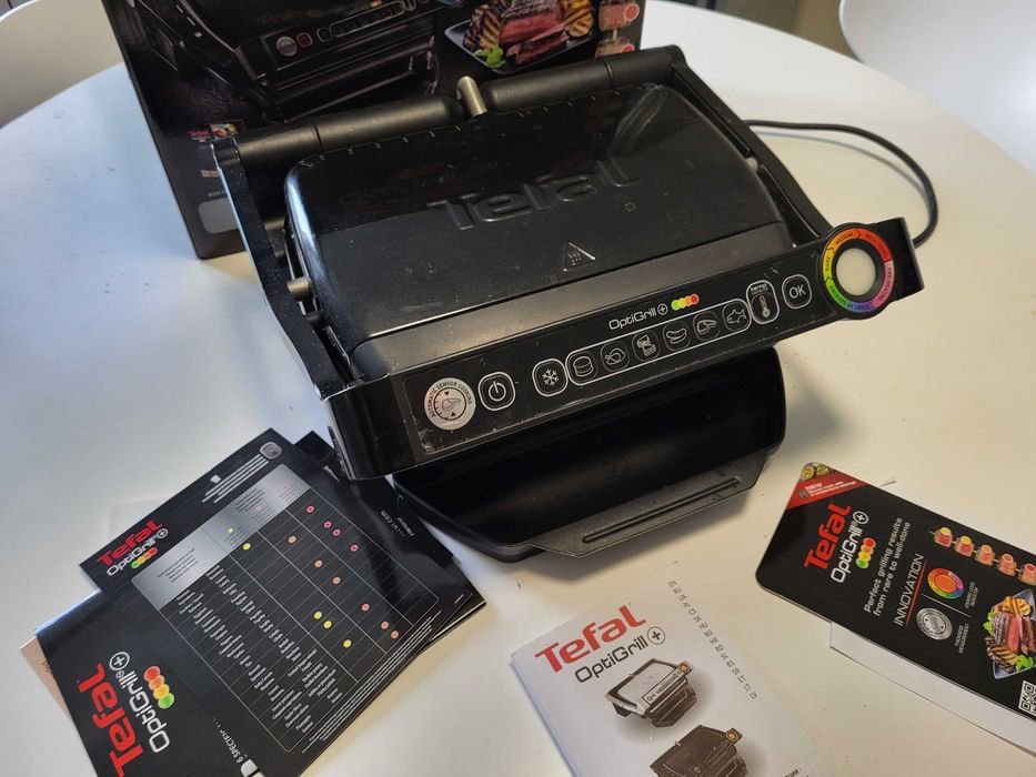 Гриль-барбекю электрический Tefal OptiGrill+ GC712834 Тефаль