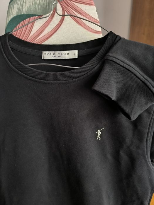 Sweatshirt preta Polo Club original