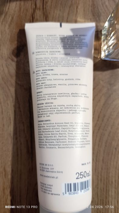Zestaw Made in Lab 117 – Insp. Tom Ford Lost Cherry Perfumy + Balsam