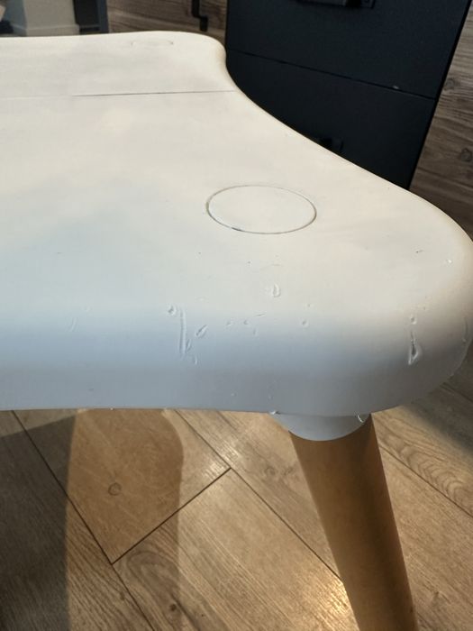 Krzeselko do karmienia stoliczek 2w1 Caretero Tuva beż