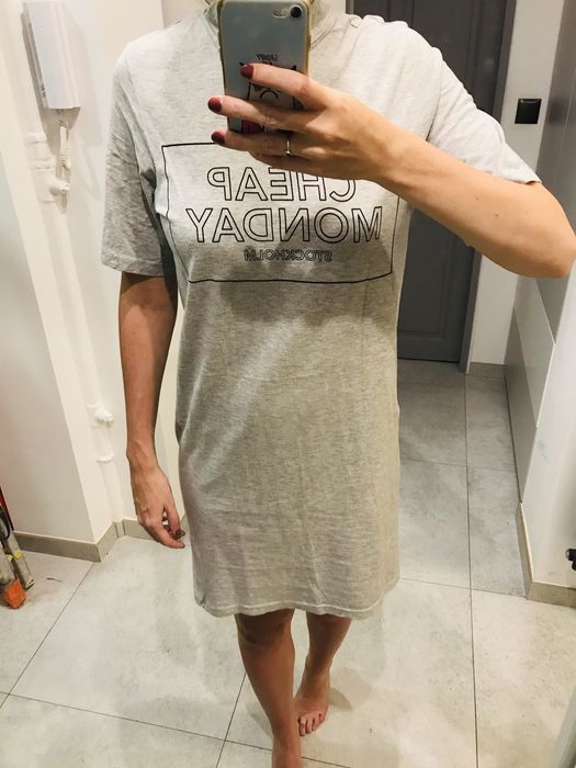 Szara sukienka Cheap Monday r. S