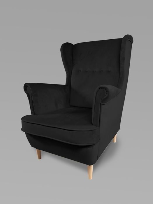 Stylowy Fotel Uszak do salonu  Komfort + elegancja | HIT sprzedaży