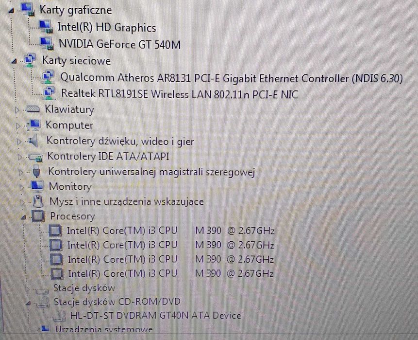 Laptop Medion Akoya P6630 Intel i3