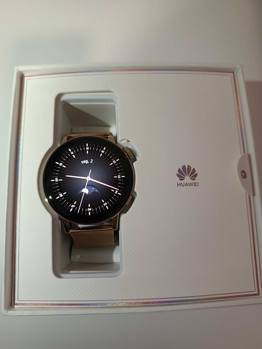 Smartwatch HUAWEI Watch GT3 Elegant 42mm Dourado Alvelos • OLX Portugal