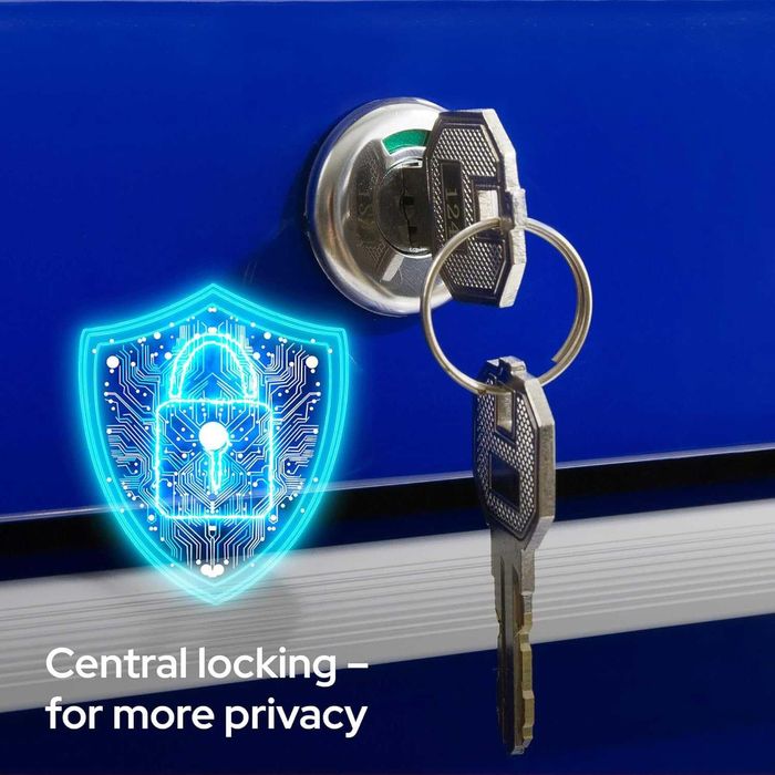 Carrinho de ferramentas com 5 gavetas e Tapetes antiderrapantes