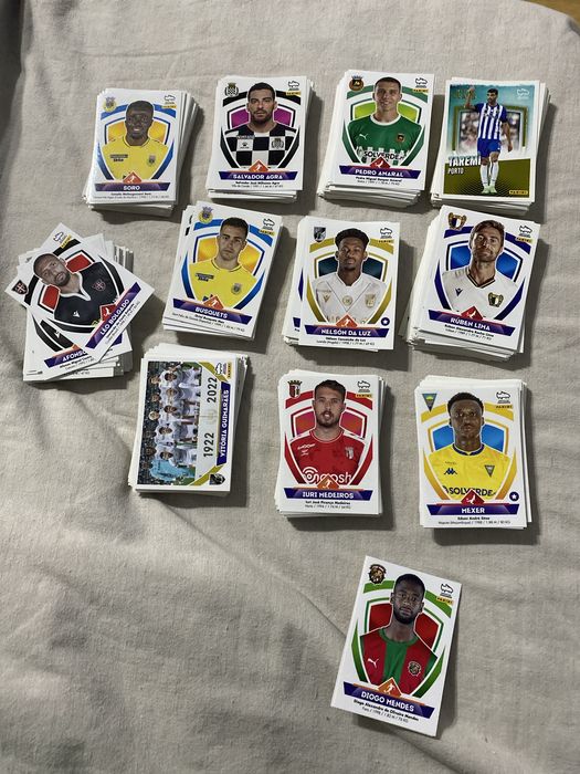 Cromos de varias coleções