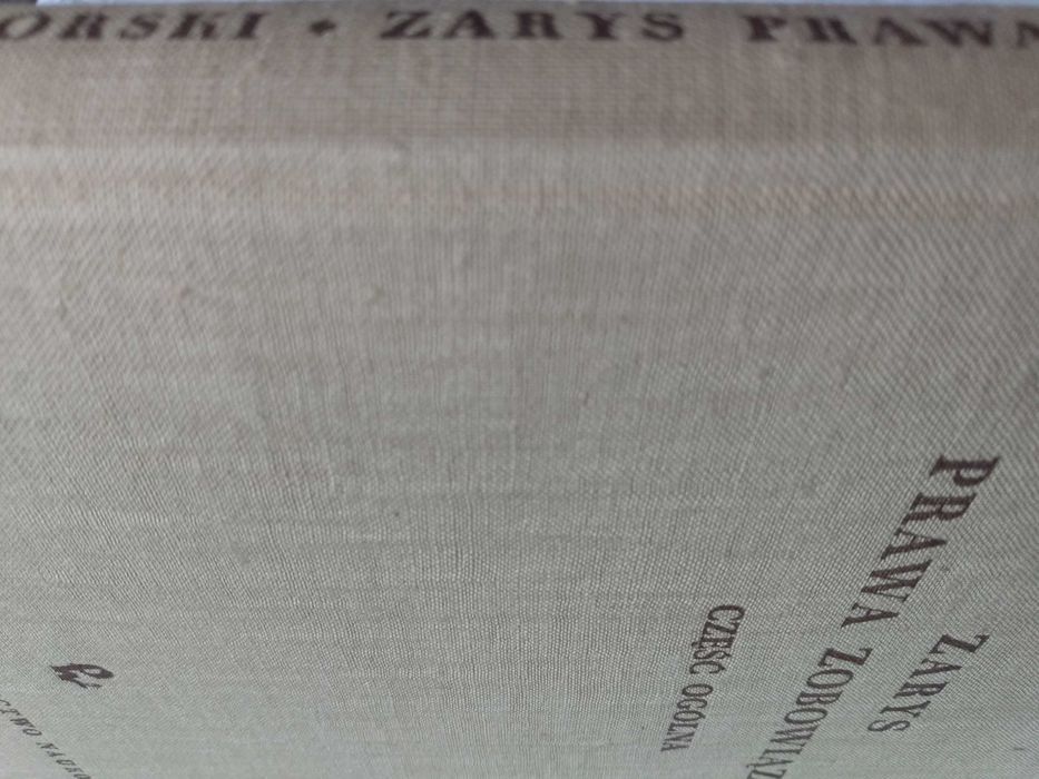 "Zarys prawa zobowiązań" Witold Czachórski