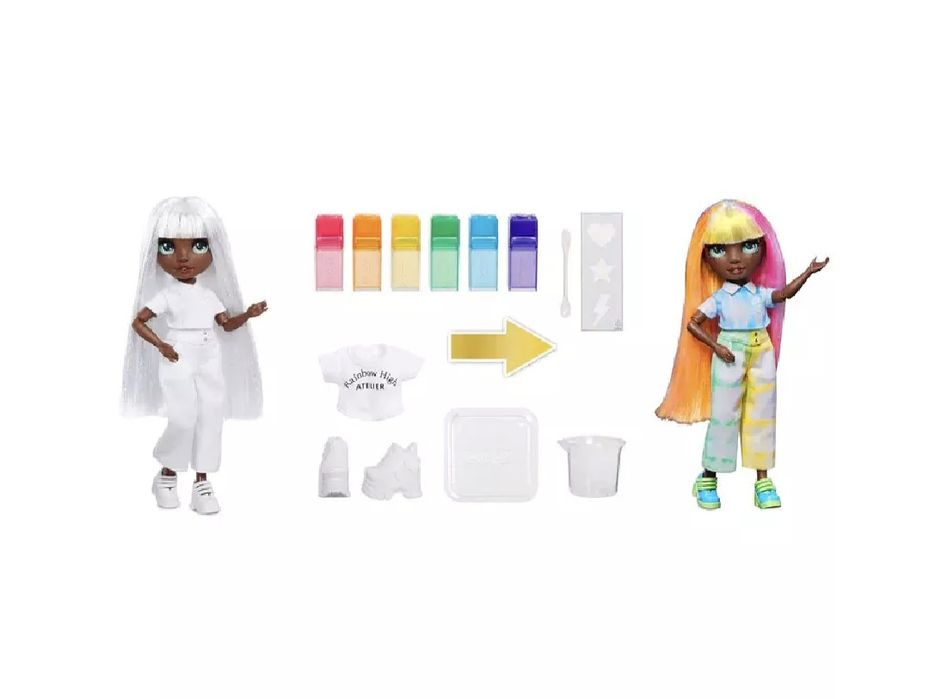 Lalki  Rainbow High Watercolor & Create 3 sztuki