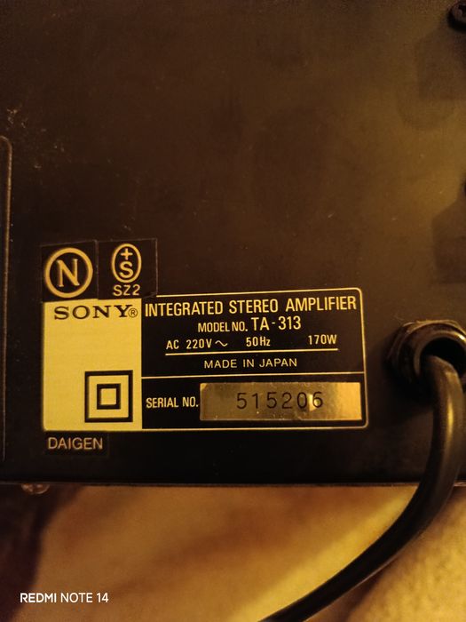 Sprzedam Pilnie!Sony komplet ta 313 plus tuner