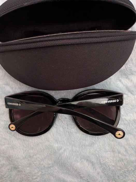 Converse okulary czarne w etui