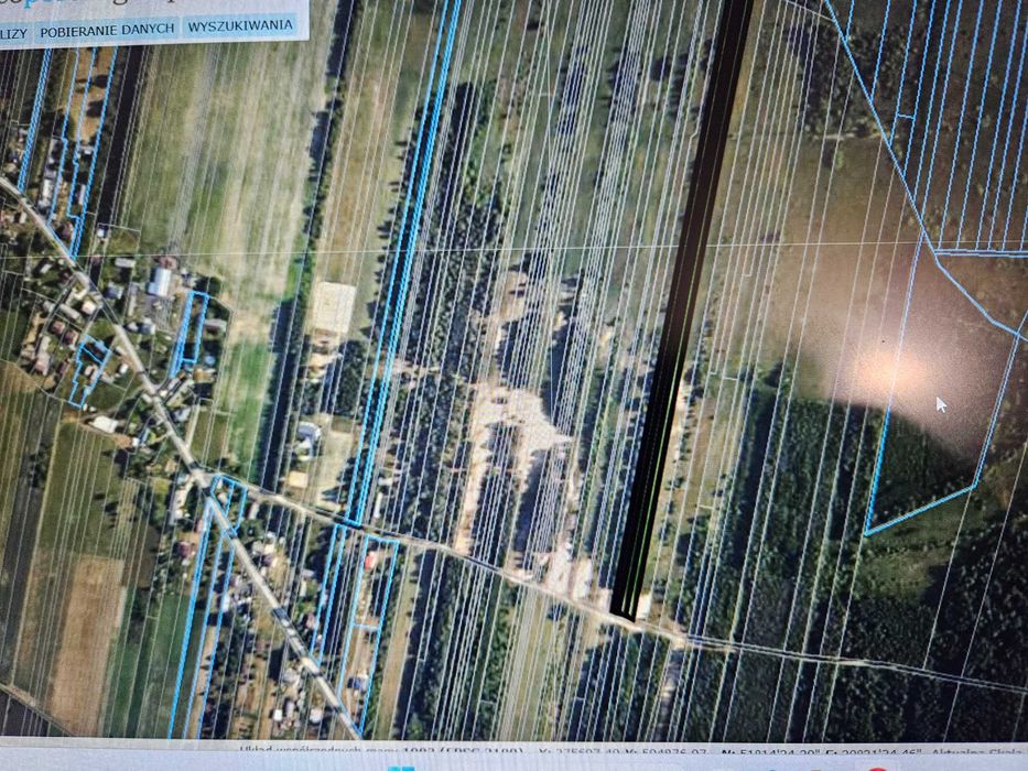 Sprzedam działkę rolną 1,66 ha w Jeżowie gm. Końskie, pow. konecki