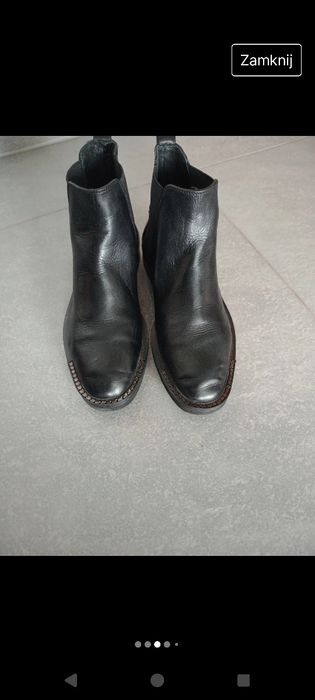 Botki skóra naturalna r.37
