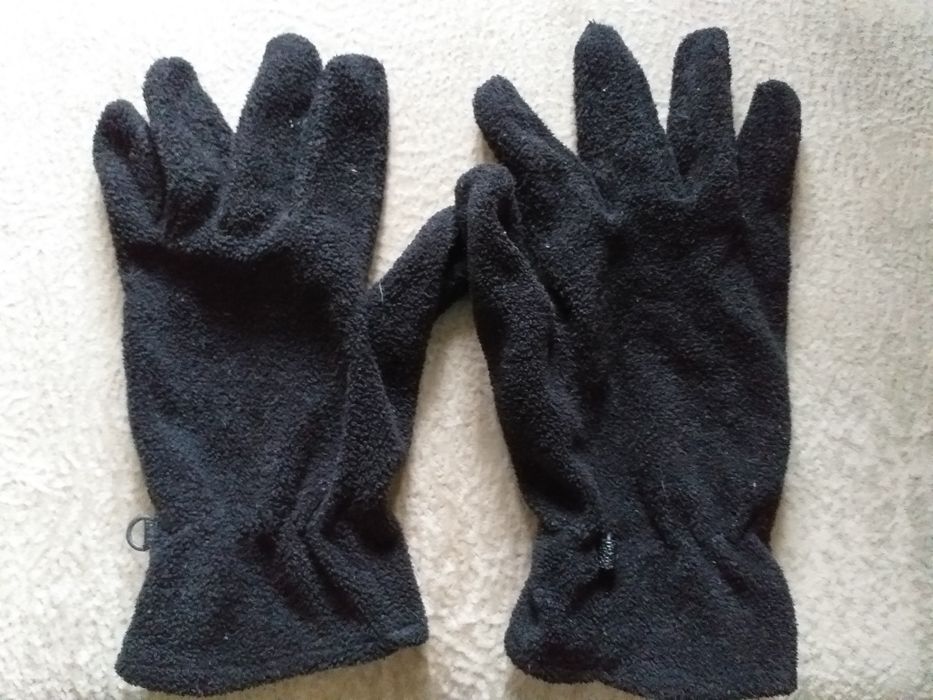 Męskie rękawiczki z polaru cienkie  L .