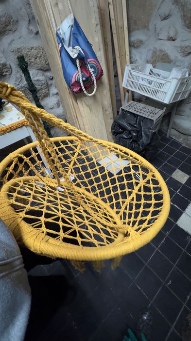 Baloiço suspenso novo macramé