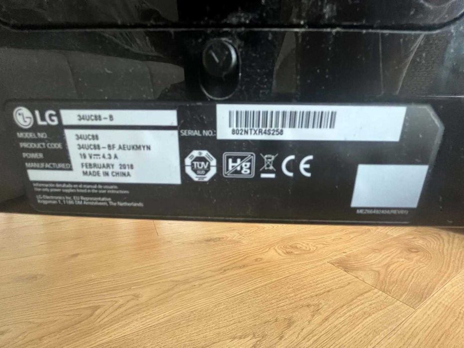Monitor  LG 34UC88-B Curved