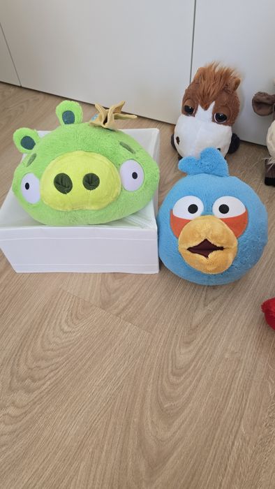 Lote de Peluches Colecionáveis (Angry Birds, Kodak, Lidl)