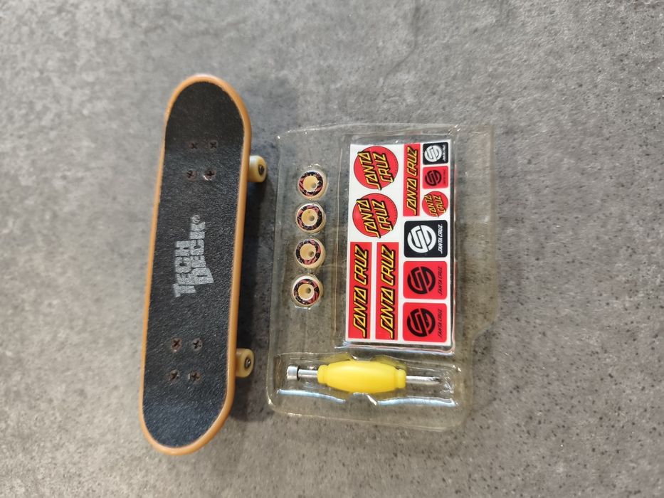 Tech Deck com acessórios, skate de dedo