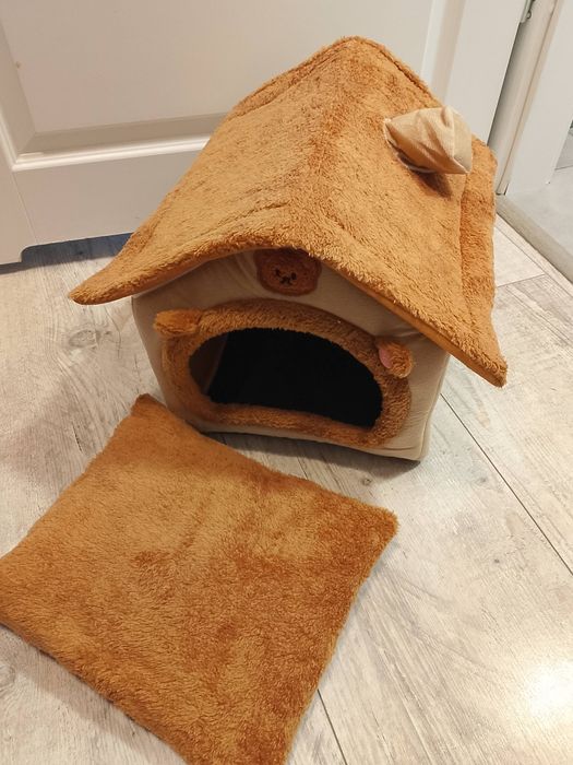 Domek dla małego zwierzęcia psa kota królika pluszowy