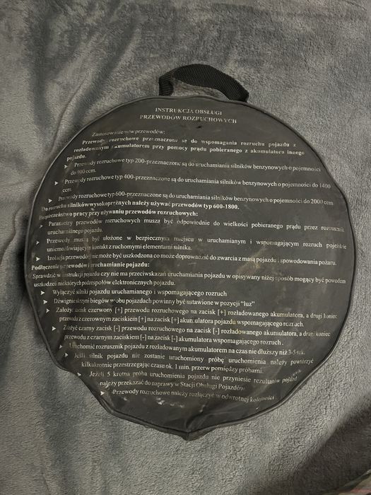 Kable rozruchowe 6 metrowe 900a