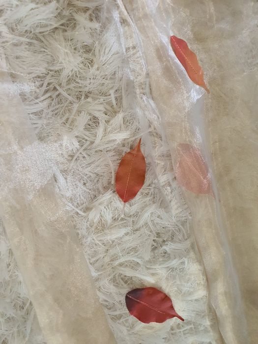 Cortinados em organza feitos à mão