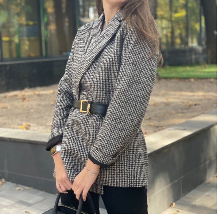 Піджак твідовий оверсайз