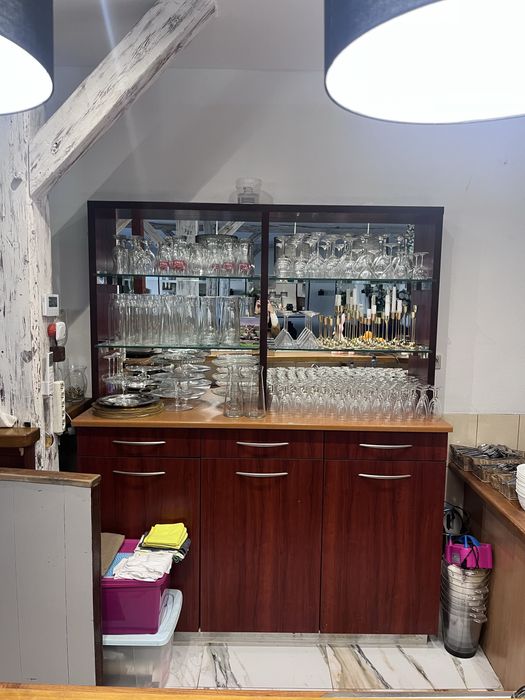 Regał, bar podświetlany