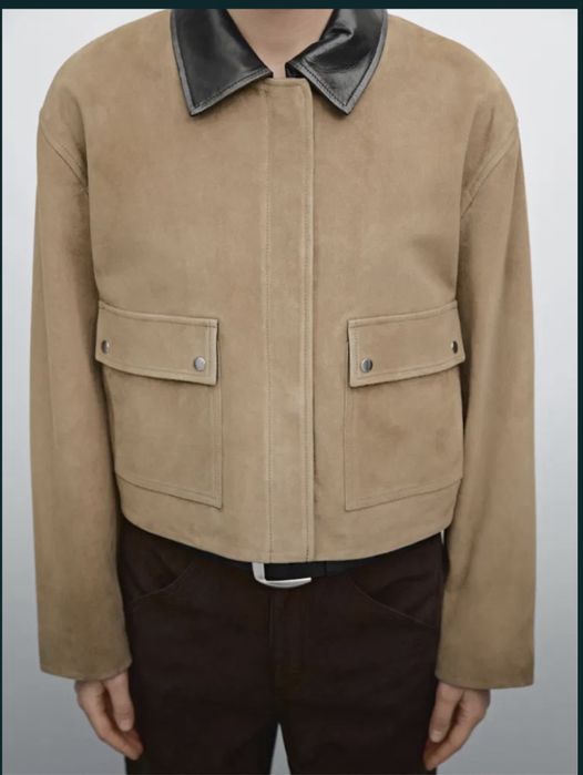 Куртка Massimo Dutti m(s) шкіра