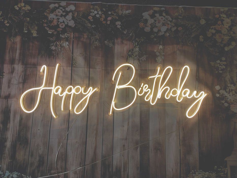 Happy Birthday neon