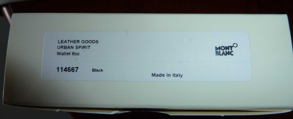 Carteira nova Montblanc 8 CC - SALDO