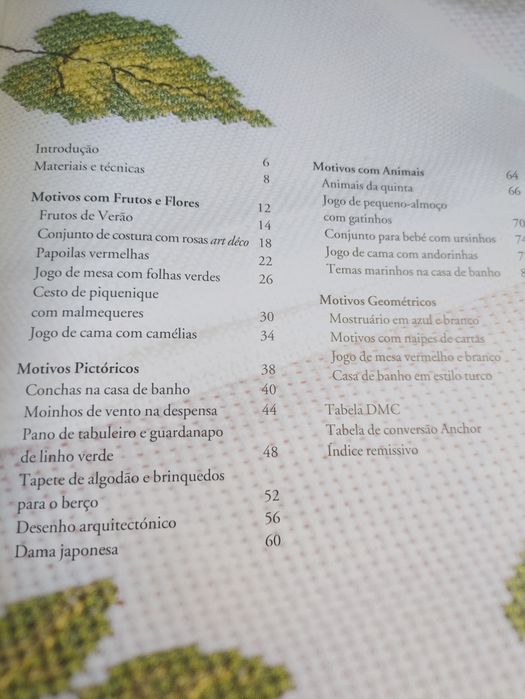 Decoração em Ponto de Cruz de Maria Diaz