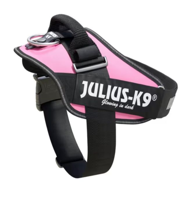 Julius-K9 pink mini-mini XS szelki uprząż różowa