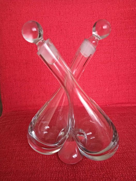 Galheteiro em Cristal 20x14cm