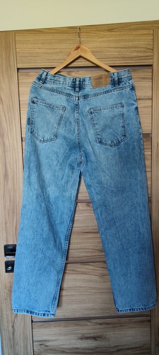 Spodnie jeansowe Baggy męskie cropp