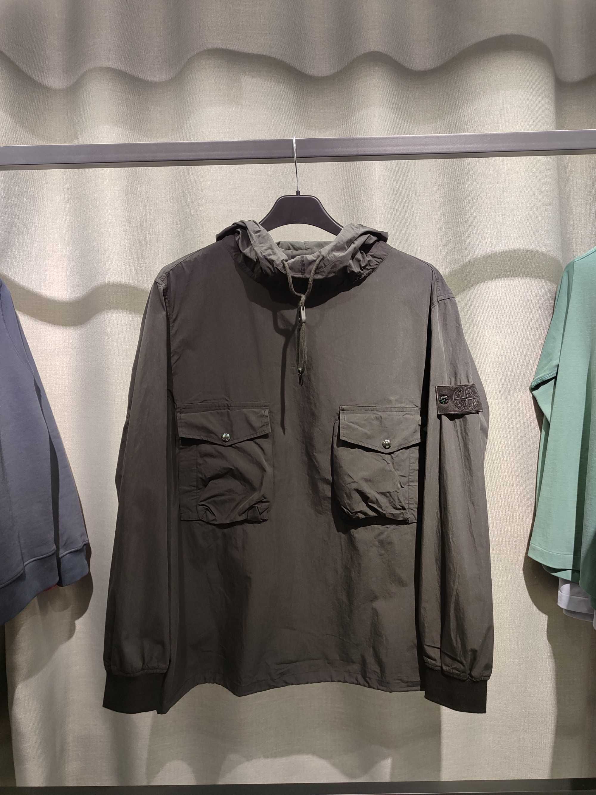 STONE ISLAND 639F2 Ghost Piece Anorak Cotton Nylon Tela Black SI0138 B 3 590 Olx