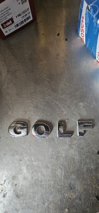 Букви GOLF  golf ГОЛЬФ