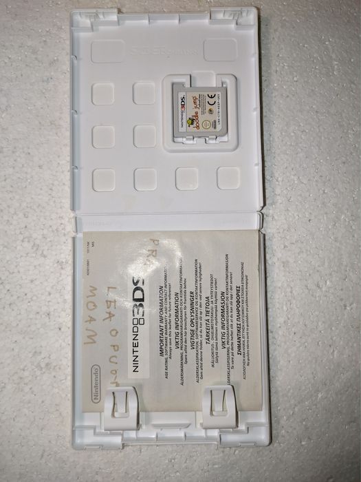 Nintendo 3ds Doodle Jump adventures игра регион PAL Европа