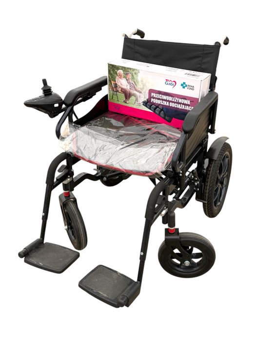 Wózek Inwalidzki Elektryczny Antar AT52332 Czarny + poduszka gratis