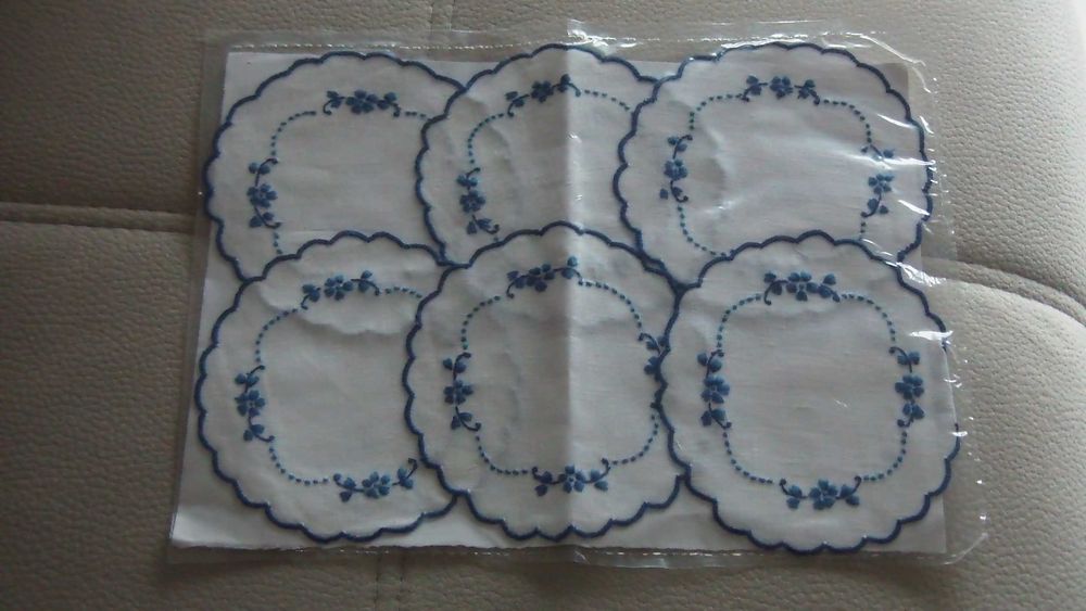 Conjunto bases de tecido para cafe  (NOVOS)