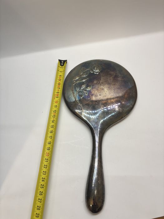 Антикварне ручне зеркальце з глибоким посрібленням Gero 75