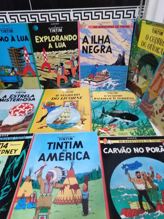 Livros da Colecção - As aventuras de Tintim ( Hergé )