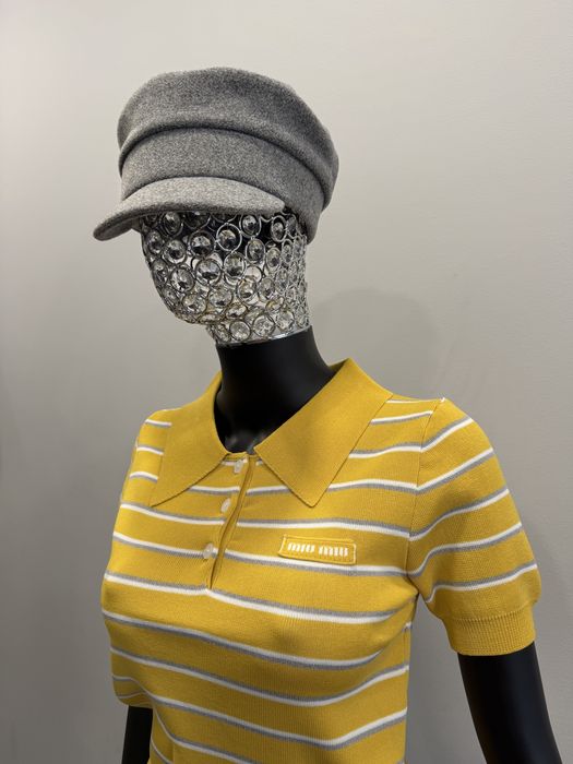 Поло 1Miu 1miu рожева та жовта