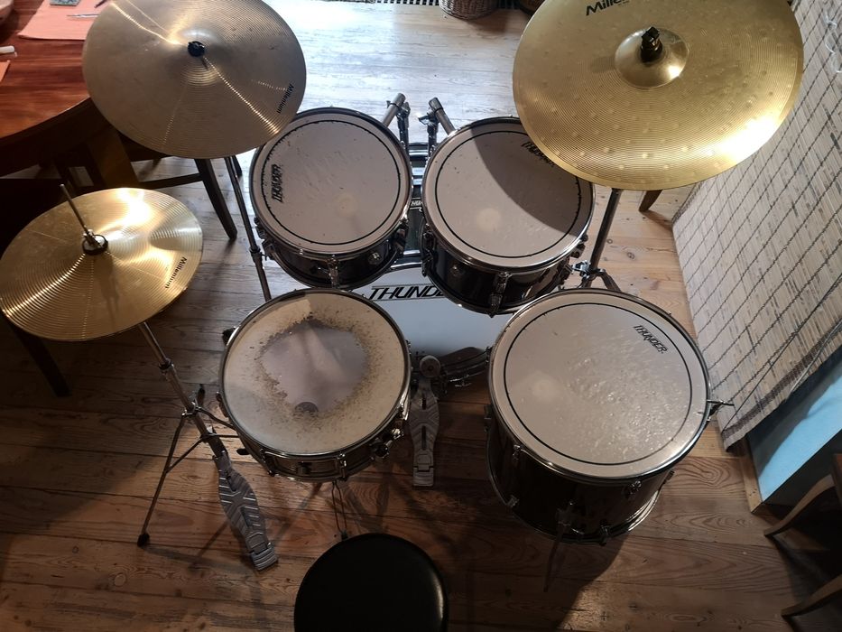 Perkusja jak Pearl, Thunder komplet gotowy do gry   z blachami