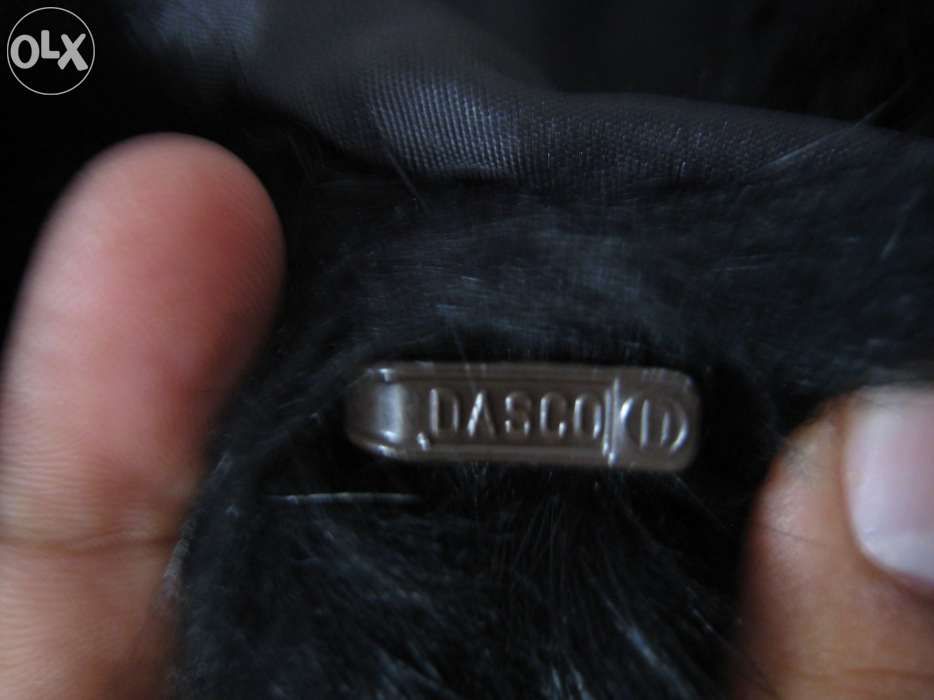 Casaco peles preto - novo nunca usado (dasco)