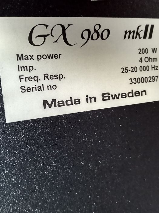 Genexxa  gx980 MK2 Kolumny głośnikowe