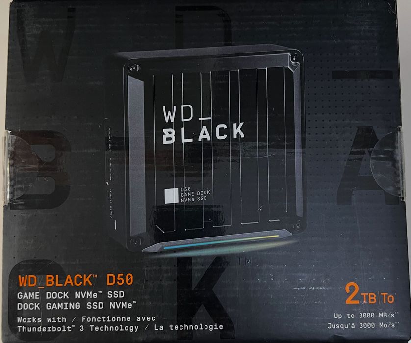 WD D50 Gaming Dock Thunderbolt 3 w/ 2T SSD (novo)