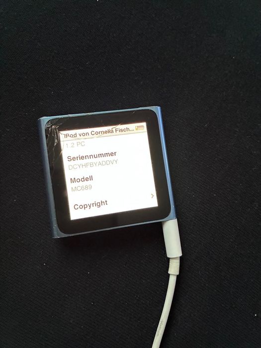 Apple iPod nano 6. generacji niebieski 8GB