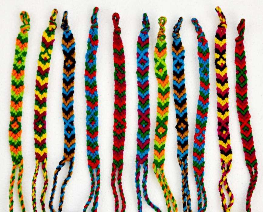 Oryginalne eleganckie peruwiańskie ręcznie robione bransoletki