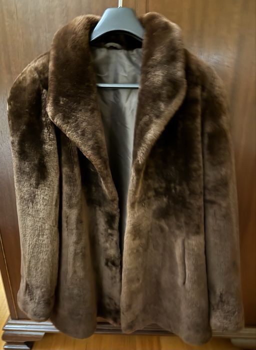 Casaco de Mouton Castanho