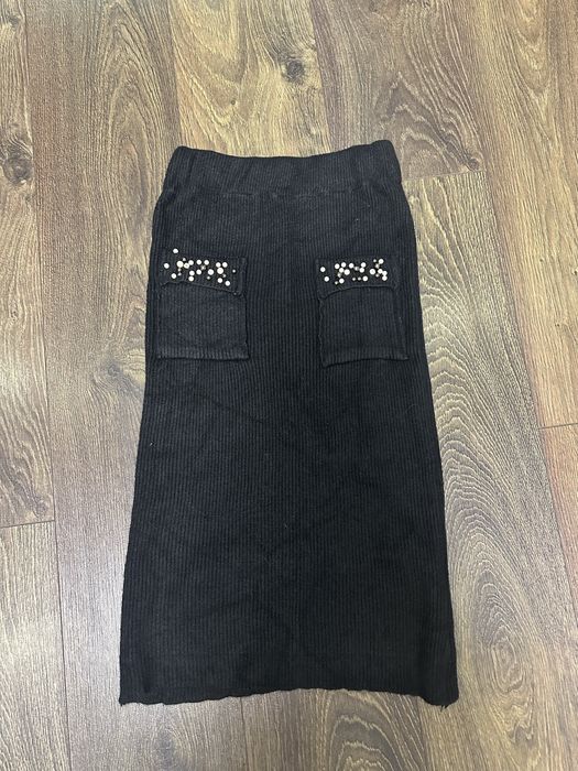 Женский вязаный костюм