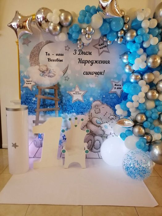 Оренда банеру на свято, фотозона на день народження, весілля